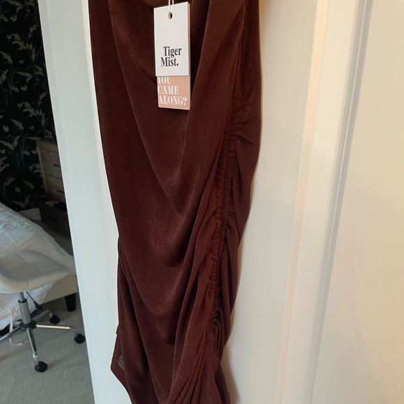 Tiger Mist Porto Dress in Chocolate *Brand New* Size M - Picture 4 of 4